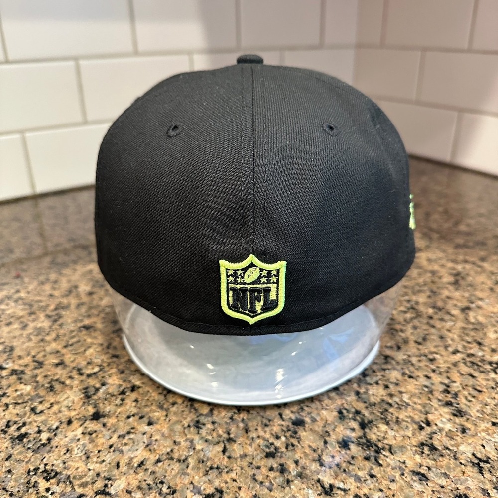 Dallas Cowboys New Era 59FIFTY Fitted Hat 7 1/4 Black Green Super Bowl XXX New - Picture 4 of 9